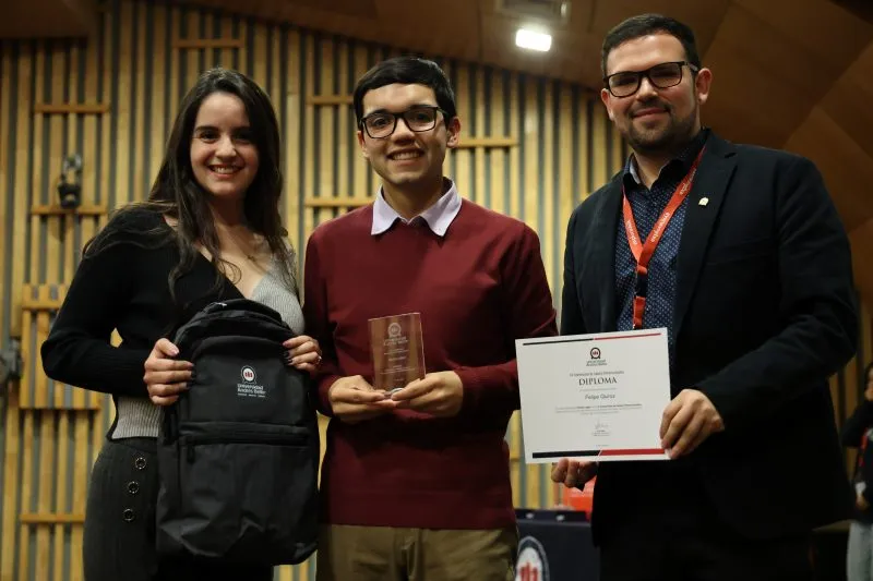 🥉 3er Lugar: Felipe Quiroz, Liceo Comercial de Puente Alto